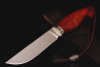 Нож "Барсук" Bohler K 340, рукоять карельская береза (красная).